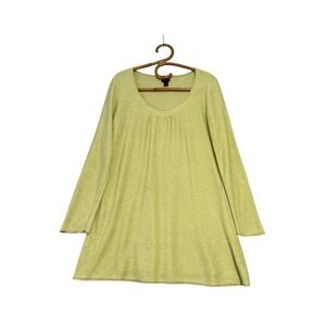 Eileen Fisher | Silk Cashmere Lightweight Scoop Neck Sweater Size M